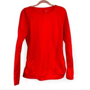 Layer 8 Qwick-Dry Red Long Sleeve Performance Top | Size L
